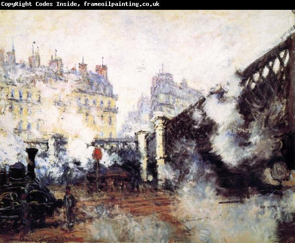 Claude Monet Le Pont de L-Europe,Gare Saint-Lazare